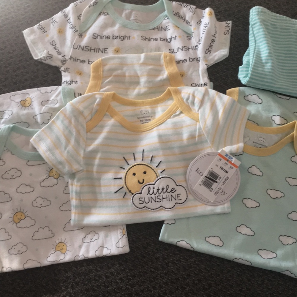 New 4 Sunshine Onesies LOT